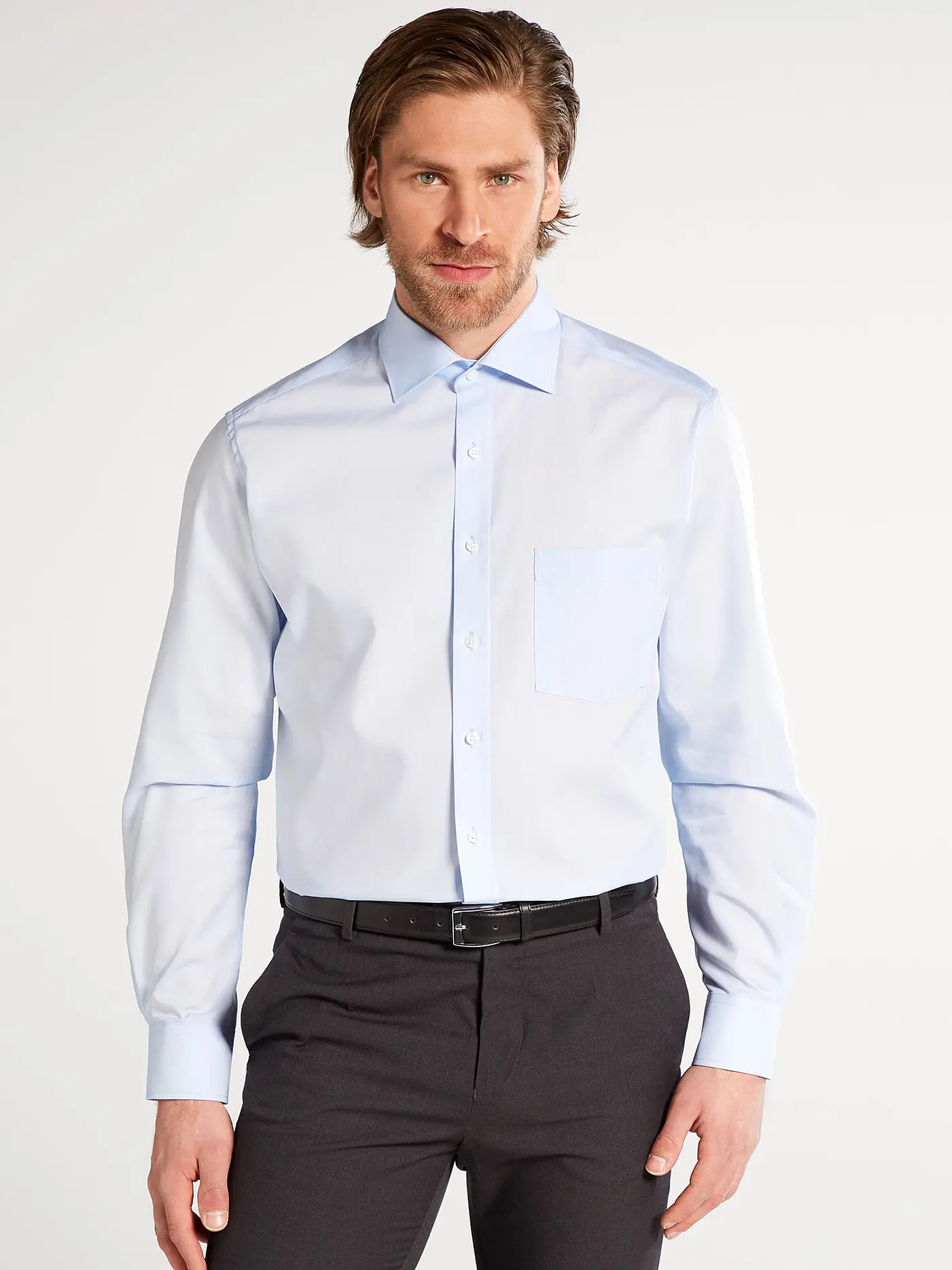 ETERNA | Hemd Modern Fit | blau
